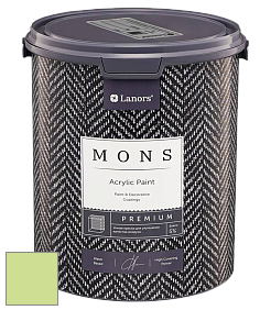 MONS PREMIUM PAINT – 100% акриловая интерьерная краска с шелковистым матовым блеском цвет NCS S 0540-G40Y 